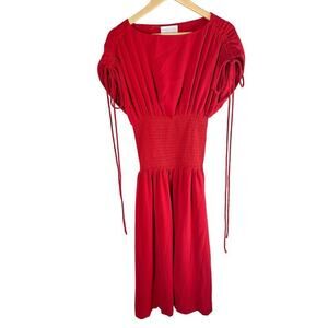 Modern Citizen Red Midi Dress